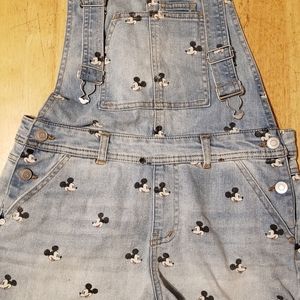 New Mickey Mouse overall shorts